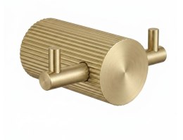 WIESZAK PODWÓJNY 64104A SOLO BRUSH GOLD