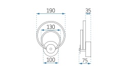 Lampa APP1043-W Gold