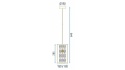 Lampa APP1111-1CP Gold