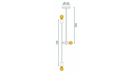 Lampa APP1114-6CP Black