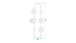 Lampa APP1144-4W Gold/White