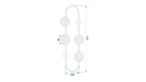 Lampa APP1144-4W Gold/White