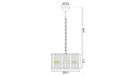Lampa APP1157-5CP Gold