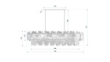 Lampa APP1198-4CP Gold