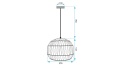 Lampa APP1292-1CP Brown
