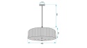 Lampa APP1294-1PC Beige