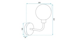 Lampa APP1301-1W