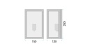 Lampa APP1304-1W Black