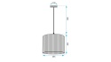 Lampa APP1323-1CP 25 cm