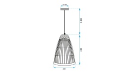 Lampa APP1329-1CP White