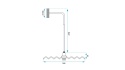 Lampa APP1356-1W Old Gold 30cm