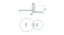 Lampa APP1402-CW Gold 2
