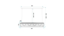Lampa APP1409-CP