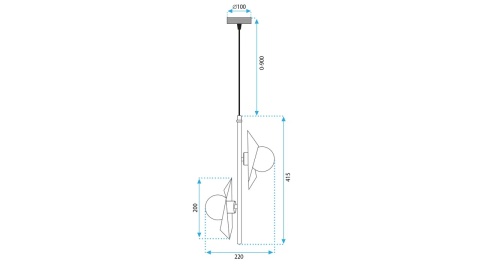 Lampa APP1410-CP