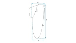 Lampa APP1431-W Old Gold
