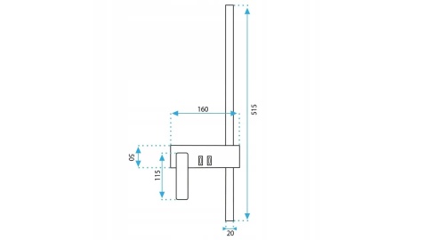 Lampa APP1439-W Prawa