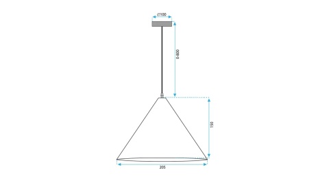 Lampa APP1443-1CP Dark Wood
