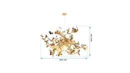 Lampa APP546-3CP Gold