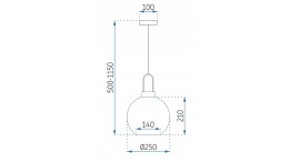 Lampa APP630-1CP