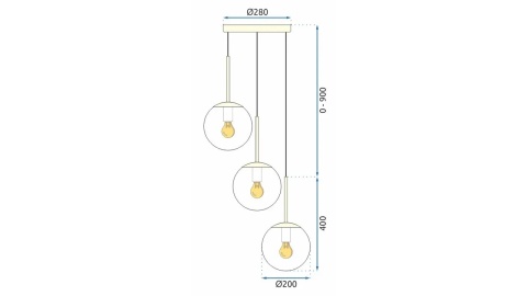 Lampa APP656-3CPR