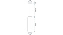 Lampa APP665-1CP Gold/White