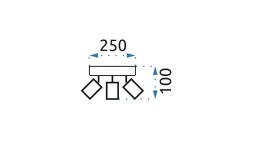 Lampa APP700-3C Line Chrome