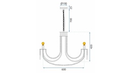 Lampa APP765-6CP