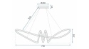 Lampa APP824-CP Long Gold