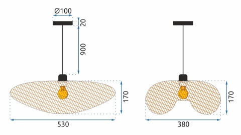 Lampa APP880-CP Natural