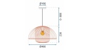 Lampa APP887-1CP Natural