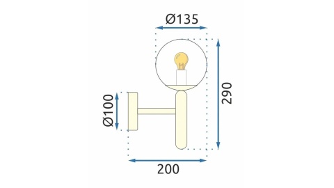 Lampa APP894-1W