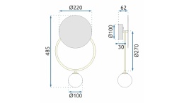 Lampa APP923-1W
