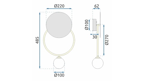 Lampa APP923-1W