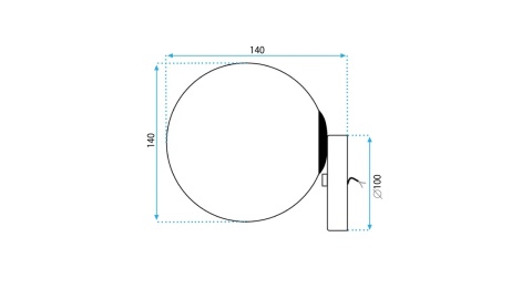 Lampa APP949-1W Black