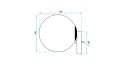 Lampa APP950-1W Gold