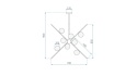 Lampa APP998-12CP Gold
