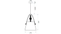 Lampa Buffo Black APP156-1CP