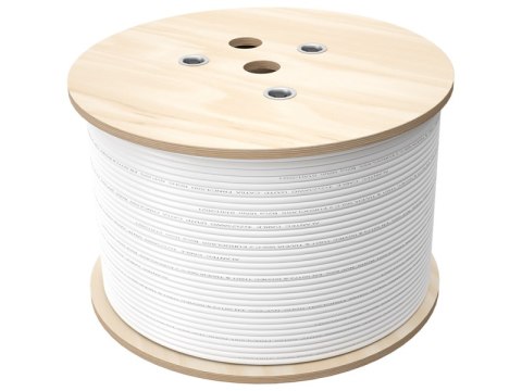 Multikabel Q-LANTEC Multimedia 2 x U/UTP kat.5E + 2 x RG6 + 2 x FO G657A1, PVC, szary 500m