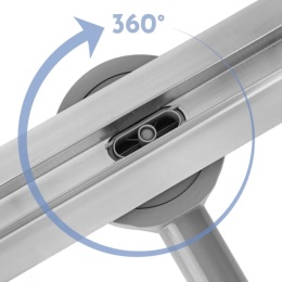 Odpływ liniowy REA NEOX SLIM PRO stal szczotkowana L900