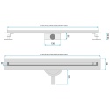 Odpływ liniowy REA NEOX SLIM PRO stal szczotkowana L900