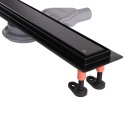 Odpływ liniowy REA NEOX SUPERFLOW czarny L600