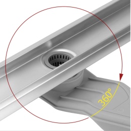 Odpływ liniowy REA NEOX SUPERFLOW stal szczotkowana L700