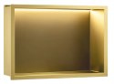 PÓŁKA WNĘKOWA LED 30x45x10 cm BRUSH GOLD