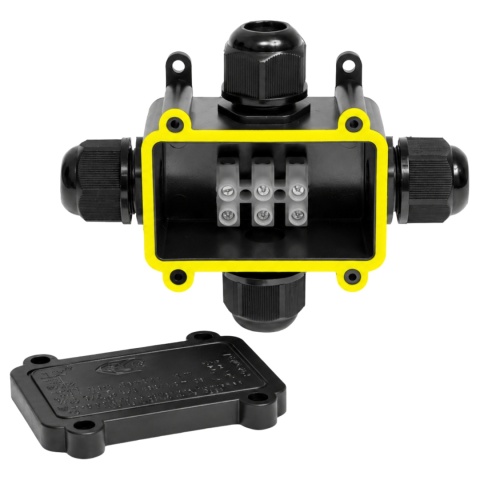 Puszka hermetyczna złączeniowa IP68 (0,5-2,5 mm) PP4-3T W-00405
