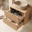 Szafka łazienkowa beige REA MONO 60 cm