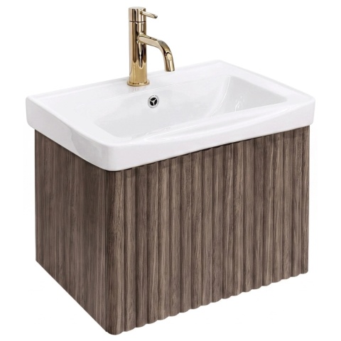Szafka łazienkowa z umywalką REA ORIO DARK DB85-50-1 50 cm