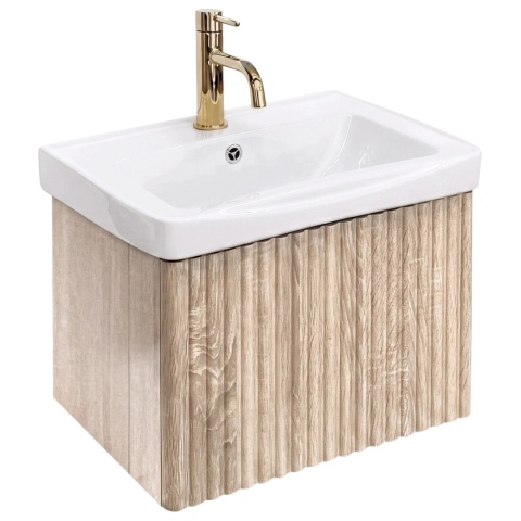 Szafka łazienkowa z umywalką REA ORIO LIGHT DB85-50-3 50 cm