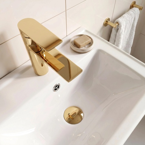 Szafka łazienkowa z umywalką REA ORIO LIGHT DB85-50-3 50 cm