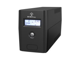 Zasilacz awaryjny UPS 800VA/480W, 220V/50Hz, obudowa Tower, LCD, 2×CEE 7/3, USB, akumulator VRLA 1×9Ah, kabel USB A-B 1.2 m, kab
