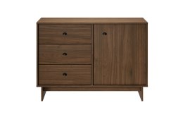 Komoda 118cm 1 drzwi 3 szuflady Yori Villa